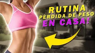 🔥Rutina para PERDER PESO sin saltos 😊 Ejercicios para principiantes en casa