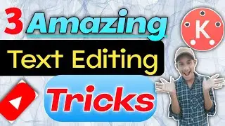 Kinemaster Text Editing Tricks ! 🔥 Transition Text Editing In Kinemaster |