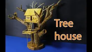 awesome tree house!! amazing miniature tree house tutorial you should know  | crazyMCH
