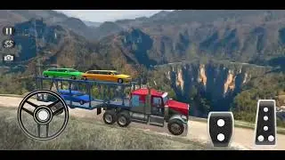 Car Transport Truck Drive Gameplay - Car Transportation Truck - Track Simulator Game - Android Game