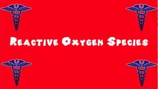 Pronounce Medical Words ― Reactive Oxygen Species