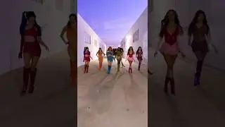 KATSEYE at the shoot for the Winx Club Halloween Shoot #KATSEYE #shorts #viral