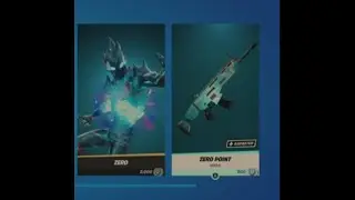 Fortnite Item Shop Zero Outfit and Zero Point Wrap Locker Overview/Review