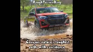 Rough terrain? Just another playground for the D-Max. 🏞️💪