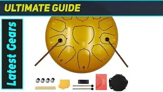 Eavnbaek 10-Inch Steel Tongue Drum: Your Ultimate Path to Peaceful Melodies