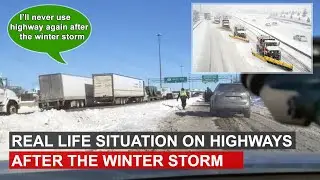 How is Like Driving on Toronto Highway 401, 427, 400 After the WINTER STORM