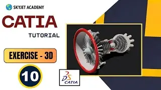 CATIA-3D -Tutorial-Exercise-10|Catia course for students in Coimbatore