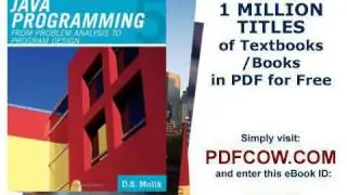 JavaTM Programming From Problem Analysis to Program Design Introduction to Programming