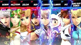 Super Smash Bros Ultimate Amiibo Fights Request Team Battle at Summit