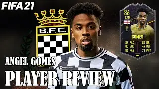 86 STORYLINE ANGEL GOMES PLAYER REVIEW - FIFA 21