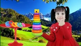 Learn Colors with Stacking Rings  More Colors Videos for Children
