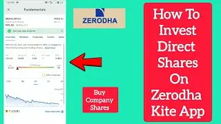 How To Buy Direct Company Shares On Zerodha Kite in Tamil