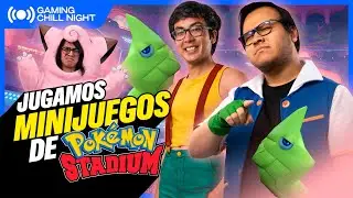 PIJAMADA PARTY CON MINIJUEGOS DE POKÉMON STADIUM | Gaming Chill Night