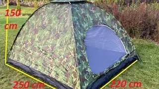 #Kamuflaj Kamp Çadırı Kurulumu (6 Kişilik )