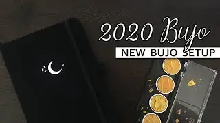NEW BULLET JOURNAL SETUP 💜 2020 bullet journal flip through