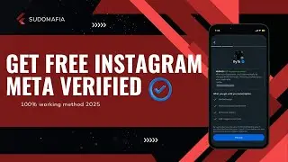 HOW TO GET FREE INSTAGRAM META VERIFIED PART 3 | TEAM-SUDO | #instagram #meta #method