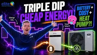 ⚡BATTERY + HEAT PUMP = CHEAP ENERGY?! NO SOLAR ❌☀️