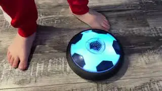 This Hover Soccer Ball Is a Hit With Kids! ⚽ LED Indoor Soccer Review