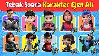 Teka-Teki Tebak Suara Kartun Karakter Ejen Ali Dari Suaranya | QUIZ IQ
