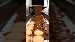 Chocolate Biscuit Factory Process 🍫 | Satisfying Food Making