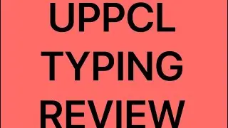 uppcl typing review #uppcl #executiveassistant #uppclexecutiveassistant #typing #uppcltyping