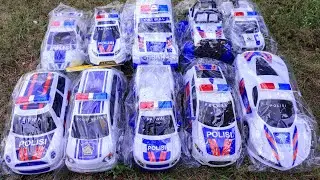 ( part 509) unboxing mainan mobil polisi, ambulan,damkar,dinosaurs,baby shark, brainrot anomali