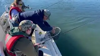 Rainbow Fishing with Cotter Trout Dock - White River, Cotter Arkansas