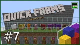Fully automatic AFK wool farm [Quick Farms #7 - Minecraft 1.16]