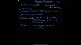 Real Estate Math  - Closing Problem