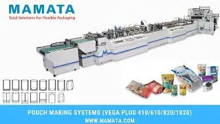 Pouch Making Systems making Stand-up Zipper Pouches Manufacturer & Exporter | Mamata Machinery