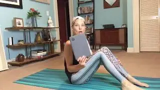 Learning how to do Waterfall Pose with Cari Moskow