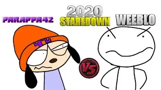 (Animation) The 2020 Staredown Tournament part 1:Parappa42 vs. Weeblo