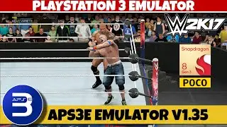 WWE 2K17 Gameplay - Aps3e Emulator v1.35 Android | PS3 Emulator