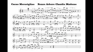 Cacao Meravigliao (Spartito con base musicale)
