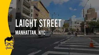 Walking on Laight Street in Manhattan, NYC