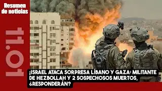 Israel launches surprise attack on Lebanon and Gaza: Hezbollah militant and 2 suspects killed, wi...