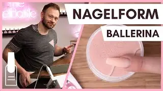 Nagelform Ballerina mit Schablone - The Gelbottle&trade;