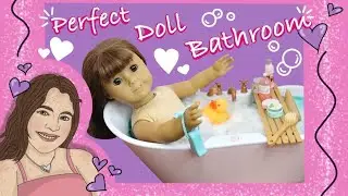 PERFECT bathroom for 18 inch DOLLS!!!