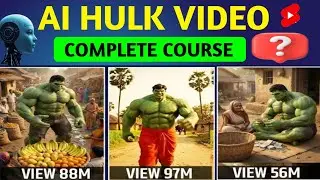 How To Create Perfect HULK Ai Videos (Easy Course)✅ Ai Se Video Kaise Banaye