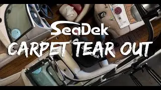 Transforming Your Boat Interior: Tearing Out Carpet to Install SeaDek in a Malibu!