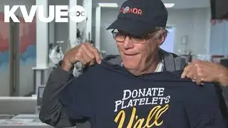 Central Texas man regularly donates platelets