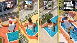 প্রতিটি Indian GTA গেমে সুইমিং পুলে ঝাঁপ দেওয়া😱