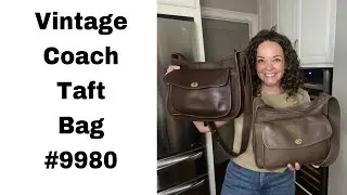Популярная винтажная сумка Coach Taft #9980 Bag Talk