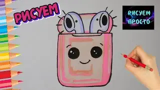 Как нарисовать НАУШНИКИ ЭИР ПОДСЫ/1072/How to draw EARPHONES EIR PODSY