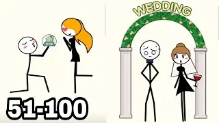Draw Puzzle 2 : (Level 51-100) One Line One Part All Levels
