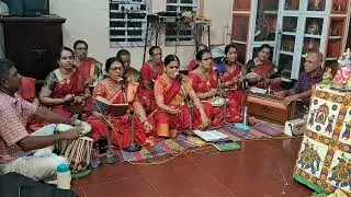 SHARANU SHARANU JAYADURGE ‎⁨‎⁨@SamskruthiBhajan⁩   Vanitha Vibhag at Navarathri Bhajans @everyone⁩  