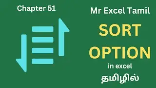 Excel Uncovered Chapter 51: How to Use Sort option in Excel: Organize Your Data Like a Pro