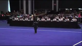 The 17th World Wushu Championships Men's Gunshu 🥇: Xiaobin GAO（CHN)