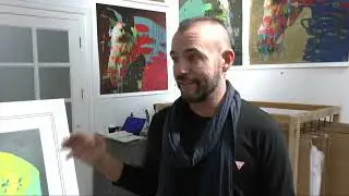 Artist Christian Hook hosts his first Open House art sale from his studio