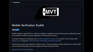 Pegasus Spyware Detection Using MVT  iOS Device in Kali Linux